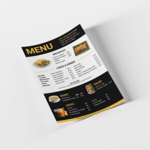 Menu Design