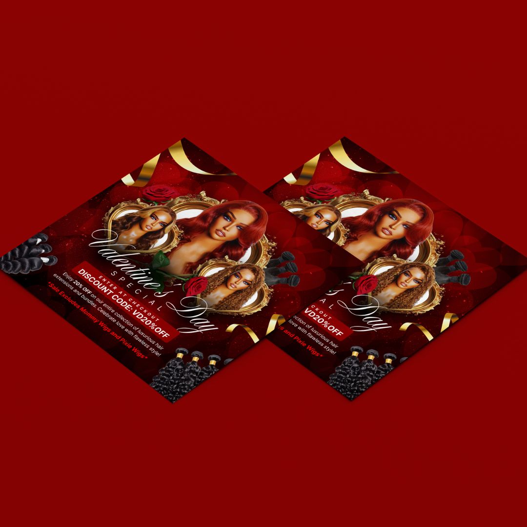 Valentines Flyer design